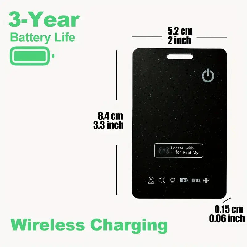 FindCard – Smarte Trackerkarte mit Wireless Charging